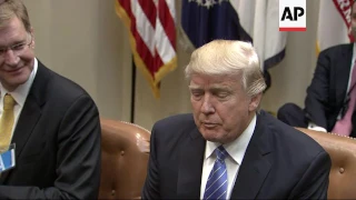 Donald Trump Meets with Business Leaders