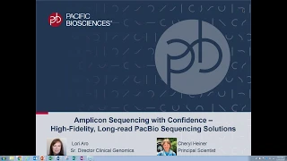 Amplicon Sequencing with Confidence - High-fidelity, Long-read PacBio Sequencing Solutions