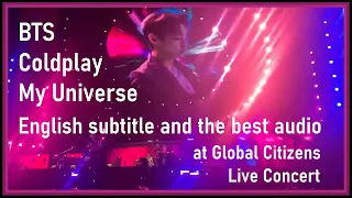 Coldplay & BTS - My Universe at Global Citizen Live [ENG SUB] [Full HD]