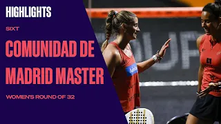 Round of 32 (2)  🚺 Sixt Comunidad de Madrid Master 2023