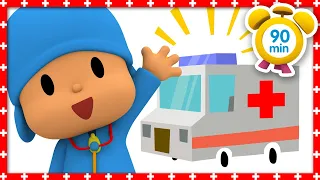 🏥 POCOYO in ENGLISH - Visit to the Doctor [90 minutes] | Full Episodes| VIDEOS and CARTOONS for KIDS