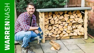 Make a Pallet Log Store IN A DAY - DIY Pallet Wood Projects by Warren Nash
