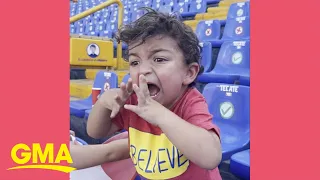 No one can cheer on soccer star Alex Morgan like this adorable toddler l GMA