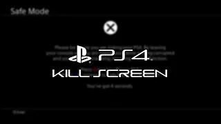 PS4   Unknown Creepy Kill Screen?