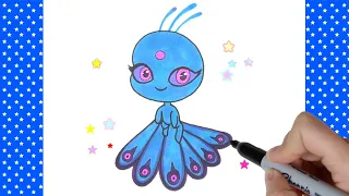 How to Draw Miraculous Ladybug Kwami ㅣDuusu★ 미라큘러스 레이디버그  콰미요정 그리기 ㅣ두수