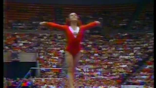 Gymnastics - 1979 - USA & USSR Exhibition - Womens Balance Beam - USSR Stella Zakharova