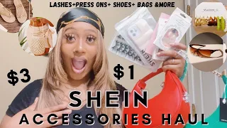 SHEIN ACCESSORIES HAUL 2022 | Bags + Press Ons + Shades & More!
