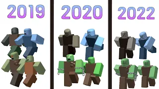 The History/Evolution Of All TDS Enemies 2019-2022 || Tower Defense Simulator (ROBLOX)