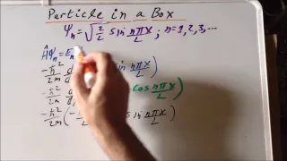 Particle in a 1-D box energy derivation