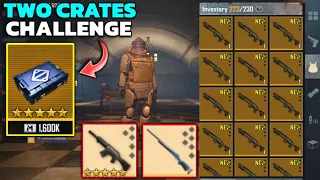 Two Legendary Crates Challenge✅ | Aartic Base Yellow Crates💛 | PUBG METRO ROYALE