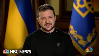 Full Zelenskyy: ‘We are not ready to give our freedom to this f---ing terrorist Putin’