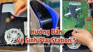 Vệ sinh PlayStation PS5 (Cực dễ ai cũng làm được) @thanhlongshop #shorts