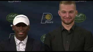 Victor Oladipo, Domantas Sabonis and Darren Collison's Press Conference  | July 7, 2017