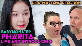 Babymonster - Pharita - Live and Introducting - UK K-Pop Fans Reaction