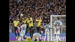 Lionel Messi - Amazing  Free Kick Goal vs Ecuador 2023