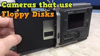 Back when cameras used... Floppy Disks?  Sony Mavica