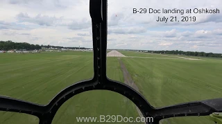 B-29 Doc Oshkosh Landing: 2019