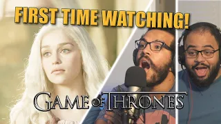 ROOMMATE'S FIRST TIME WATCHING! | Game of Thrones "Winter is Coming" | Episode 1x1 | REACTION