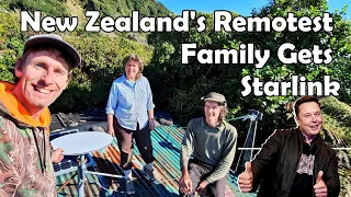 New Zealand's Remotest Family Gets Starlink