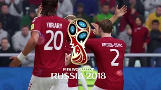 Denmark Vs Australia | Fifa World Cup Russia 2018 | Kick Off GamePlay FIFA 18