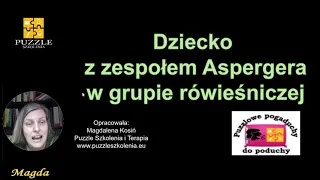 Osoby z zespołem Aspergera, a grupa rówieśnicza