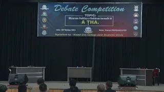 ACCJSU Debate Competition: First Session