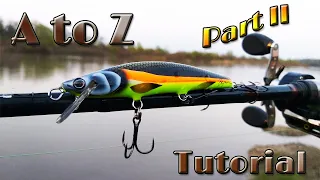 Lure building Tutorial from A to Z. Pike Minnow Jerk bait - Part II