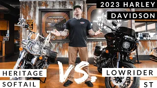 2023 Harley Davidson Heritage Softail VS. Lowrider ST