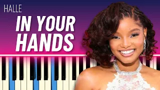 In Your Hands (EASY PIANO TUTORIAL) - Halle