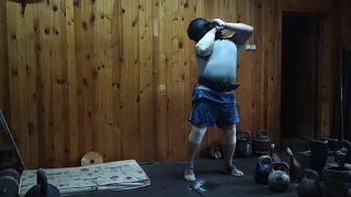 ВЛАДИМИР ЛЕВШИН ТОЛЧОК ГИРИ 77,5 КГ VLADIMIR LEVSHIN 77,5 KG KETTLEBELL JERK