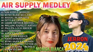 MONICA BIANCA X JERRON TOP Trending Mashup 2024 - Air Supply Medley, Kung Alam Mo Lang ...