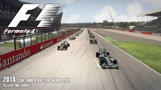 F1 2014 - British Grand Prix - Career Gameplay PC Version