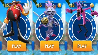 Sonic Dash - Sir Percival New Runner vs Bosses Dr. Eggman and Zazz All Characters Unlocked Gameplay