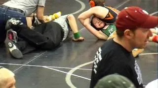 kid cries in wrestling match!!!