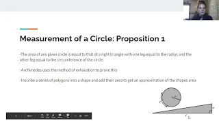 Archimedes The measurement of the circle