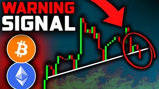 BITCOIN WARNING SIGNAL FLASHING NOW!!! Bitcoin News Today & Ethereum Price Prediction!