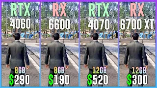 RTX 4060 vs RX 6600 vs RTX 4070 vs RX 6700 XT - Test in 15 Games | Best GPUs Cyber Monday 2023