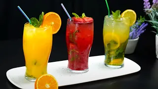 Top 3 most refreshing summer mocktails of this year! Alcohol-free.