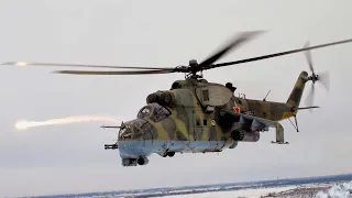 Mil Mi-24 Hind In Action