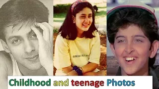 Top-10 Bollywood Celebrities  Rare Childhood and Most Popular teenage Photos