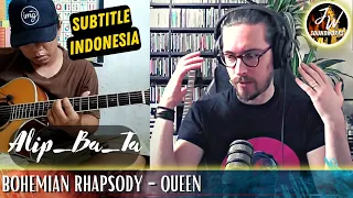Alip Ba Ta - Bohemian Rhapsody - (subtitle indonesia) - Analysis/Reaction by Pianist/Guitarist