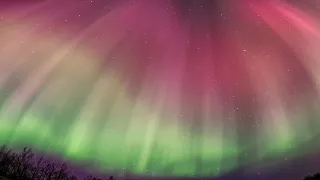 Northern Lights Time Lapse on May 10, 2024