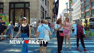 [4K] NEW YORK CITY - Summer Walk Lower Manhattan, Broadway & SoHo, Travel