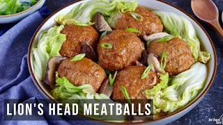 Chinese Lion’s Head Meatballs (狮子头)