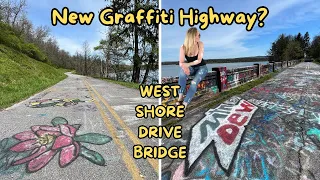 Will this become Pennsylvania's NEW Graffiti Highway? - the ABANDONED West Shore Graffiti Bridge