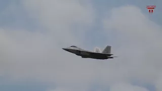 Incredible Footage F 22 Raptor Shows  Full Afterburner Takeoff, and Cobra Maneuver