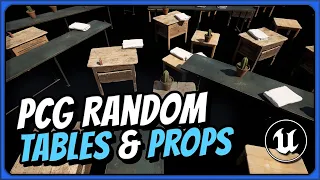 Spawn Props on ANY Shaped Table Using PCG | Unreal Engine 5