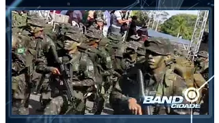 Cerca de 40 mil pessoas viram o desfile militar de 7 de setembro