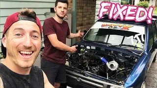 HILUX DRIFT BUILD EP8: SHES ALIVE!