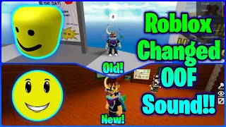 Roblox Changed The OOF Sound!! (Old OOF VS New OOF Sound!)